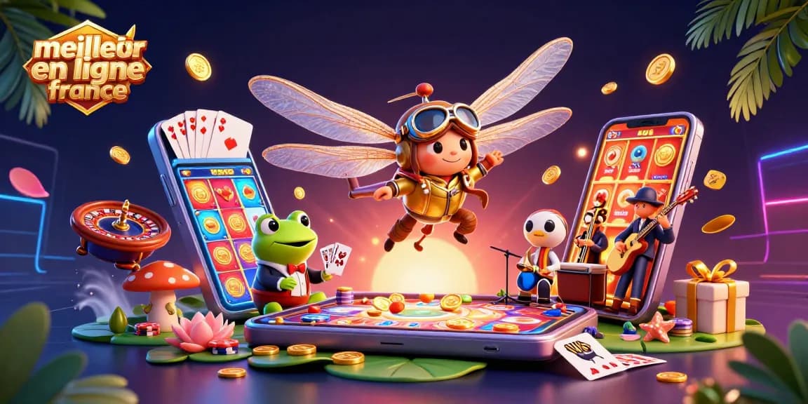 Jouez au meilleur casino en ligne en France avec des personnages animés et des éléments de jeux captivants.