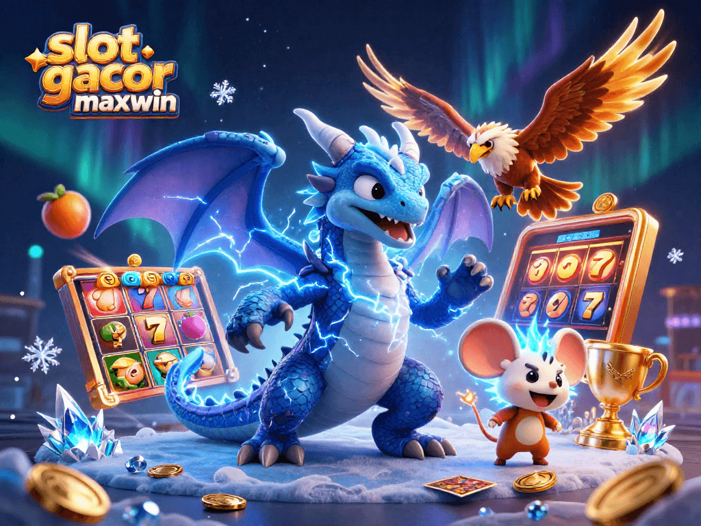 Experience the thrill of slot gacor maxwin with vibrant casino scenes and dynamic characters.
