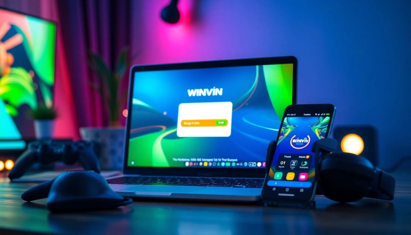 Effortlessly Đăng nhập Winvn on a vibrant, user-friendly interface for online gaming.