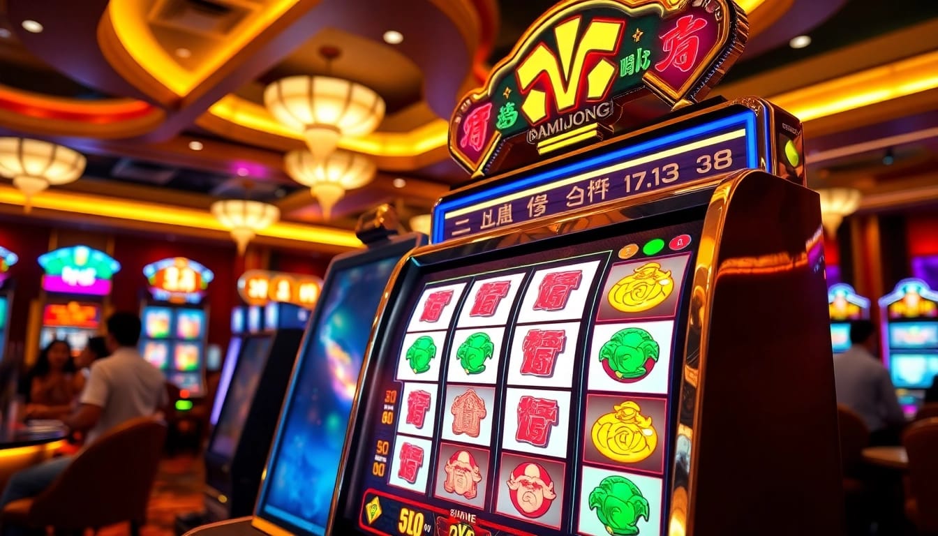 Menangkan hadiah dalam slot demo mahjong dengan simbol tradisional yang berwarna cerah.