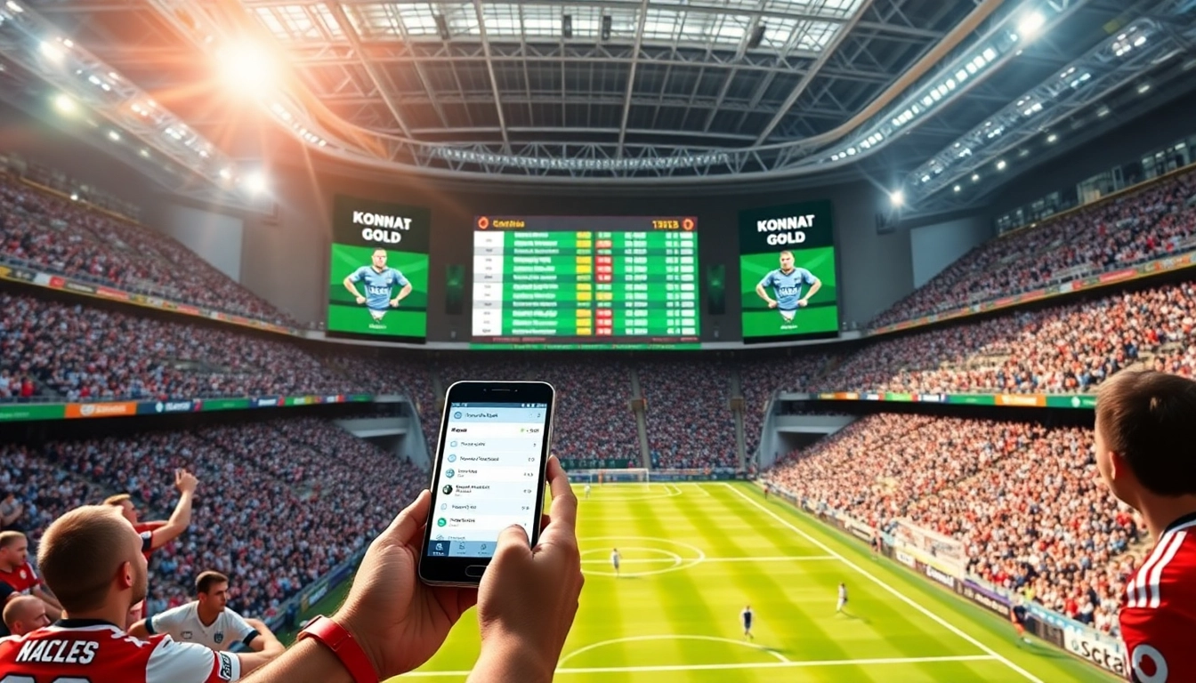 Exciting football match atmosphere with betting insights from https://keonhacai.gold/ for sports enthusiasts.