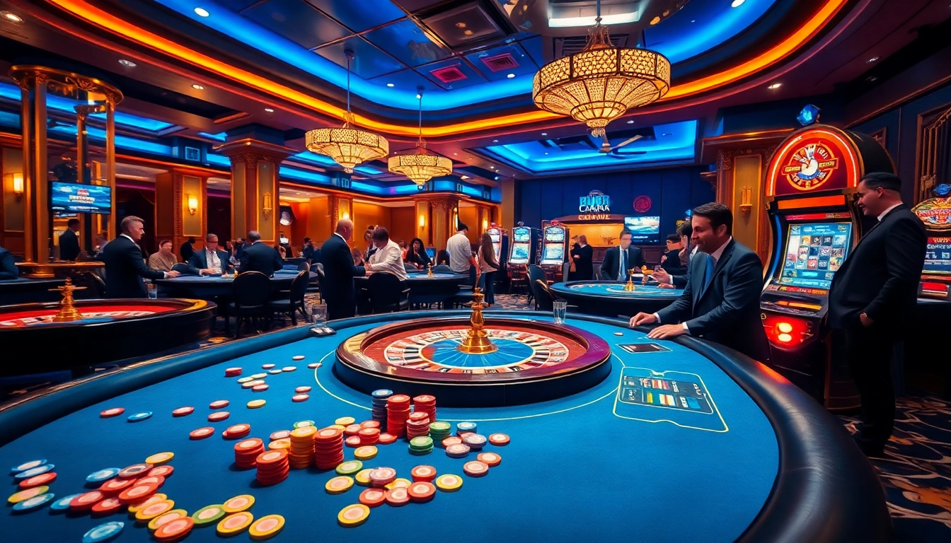 BDJL poker night showcasing excitement at a vibrant casino table.