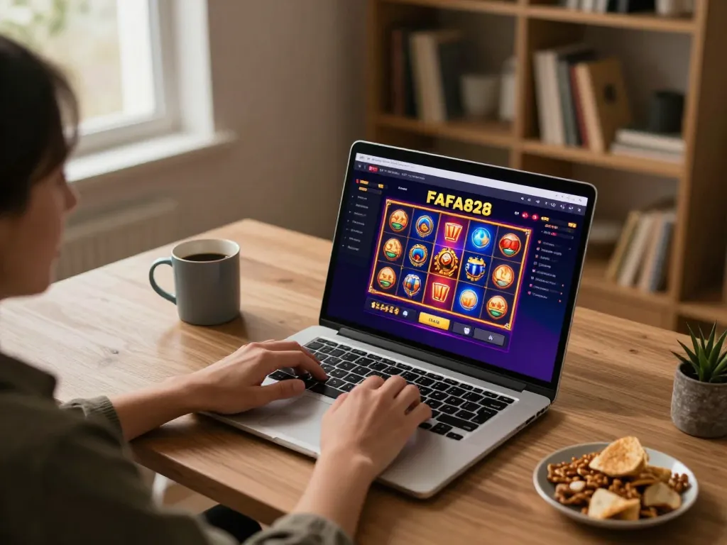 การเล่นเกมที่น่าสนใจบน FAFA828 พร้อมอินเทอร์เฟซสล็อตที่มีชีวิตชีวาในบรรยากาศที่บ้านที่อบอุ่น
