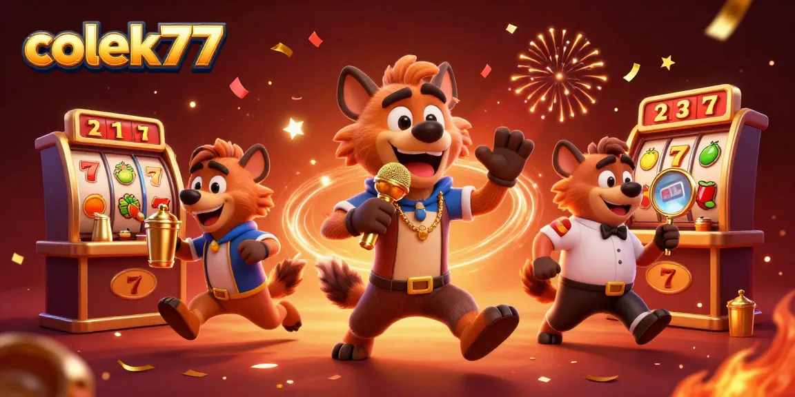 Engage in thrilling gameplay at colek77 casino with vibrant characters and dynamic elements.