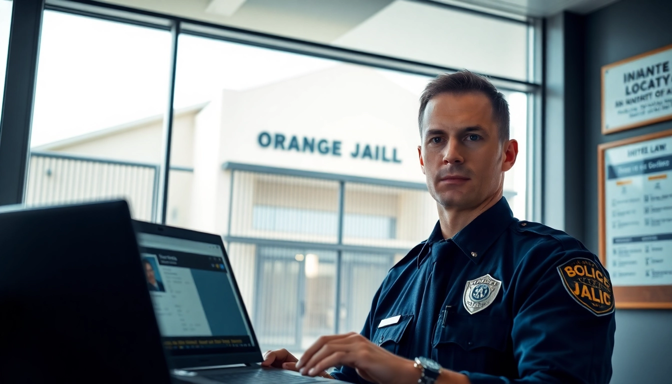 Interact with the Orange County Jail Inmate Locator through a professional officer using modern technology.
