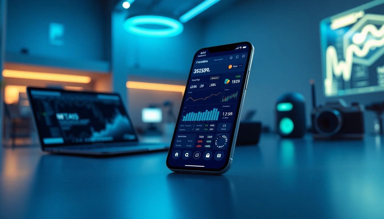 Engaging graphic of a cloud mining app interface on a smartphone, showcasing technology innovation.