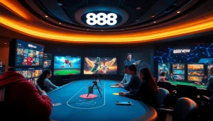 Experience thrilling gaming with 888new's premier interface and diverse games.