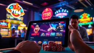 Engaging TT88 online gaming experience featuring vibrant games and enthusiastic players.