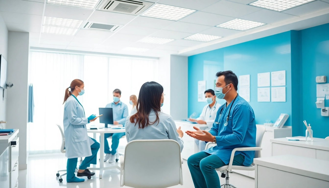 Enhancing Health through professional consultations in a modern clinic environment.