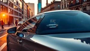 Experience luxury Chauffeur Hire Nottingham with a professional driver in an elegant vehicle.