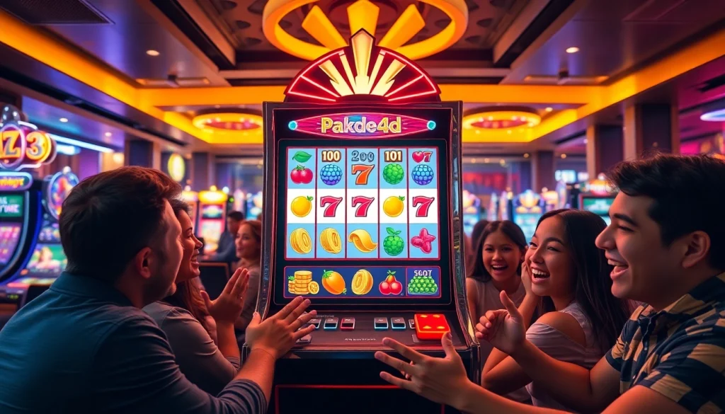 Menangkan permainan slot pakde4d slot dengan antusiasme di ruang permainan modern.