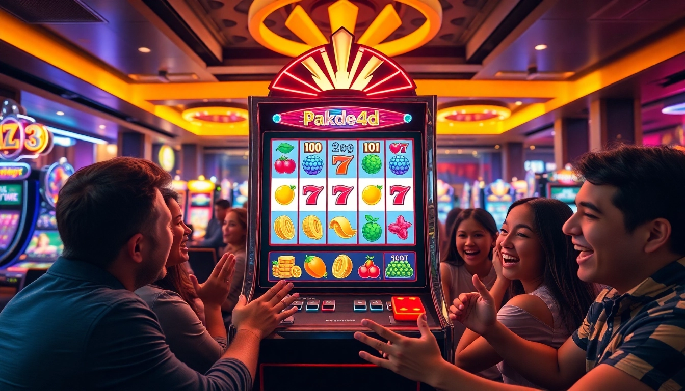 Menangkan permainan slot pakde4d slot dengan antusiasme di ruang permainan modern.