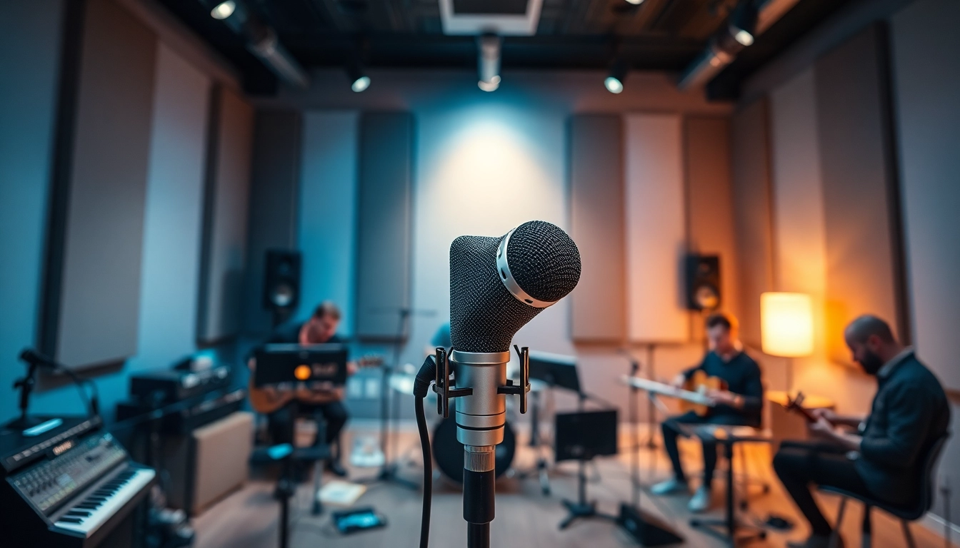 MV88 microphone showcased in a professional recording studio, highlighting its usability.