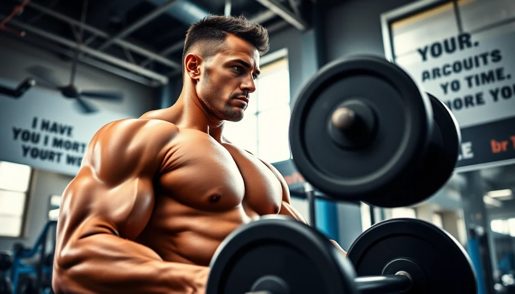 79king athlete performing weightlifting in an urban gym, showcasing strength and determination.