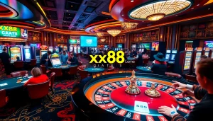 Experience vibrant casino thrills at https://xx88.boats/ with exciting players at roulette tables.