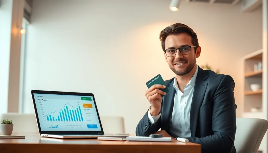 카드 한도 현금화 방법을 설명하는 금융 전문가의 모습