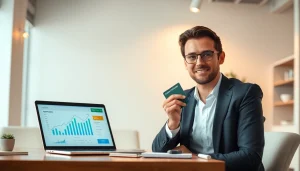 카드 한도 현금화 방법을 설명하는 금융 전문가의 모습