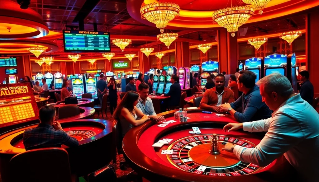 Experience the thrill of high-stakes gambling with https://mm88.video/ showcasing vibrant roulette wheels and poker chips.