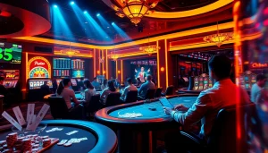 Engage with the thrilling atmosphere of MM88, an esteemed online gaming platform featuring diverse casino games.