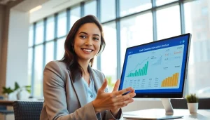 카드 한도 현금화의 과정과 관련된 정보를 설명하는 재무 상담사의 모습