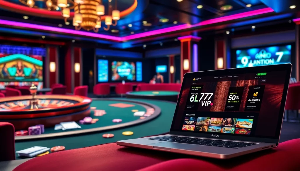Experience high-stakes gaming at 6L777.VIP with luxury casino tables and exciting promotions.