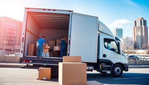 Experienced movers from moving company Vancouver loading items for a hassle-free relocation.