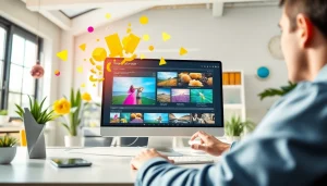 Transforming images using Nano Banana AI image editor in a modern workspace.