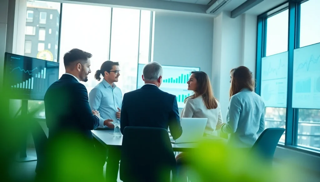 Strategies in a collaborative session enhance Strategy Capture Management effectiveness in a modern office.