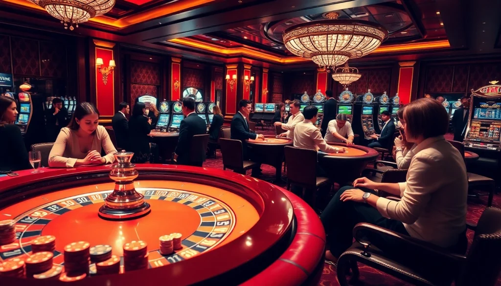 The excitement of betting at a premium casino from https://babu88.global/ with vibrant slots and poker gameplay.