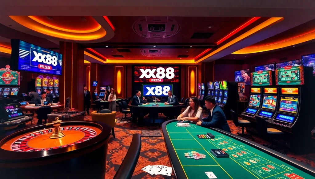 Experience thrilling games at https://xx88.pizza/ with vibrant casino visuals and engaging players.