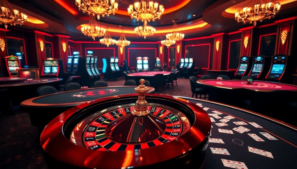 Exciting casino scene featuring vibrant elements of betting with 11UU theme.