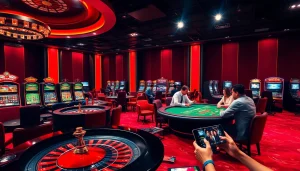 Experience the thrill of casino gaming with the 5GBET Download app in an elegant setting.