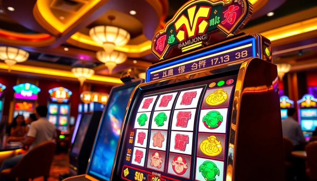 Menangkan hadiah dalam slot demo mahjong dengan simbol tradisional yang berwarna cerah.