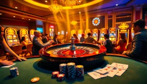 Join the excitement at luck8 casino with vibrant roulette and poker action.
