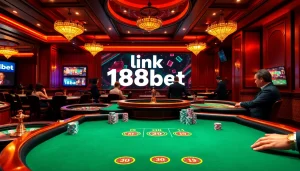 Experience the thrill of winning strategies with the link 188bet in a luxurious casino atmosphere.