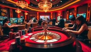 Join the excitement at nhà cái uy tín with vibrant casino tables and engaging gameplay.