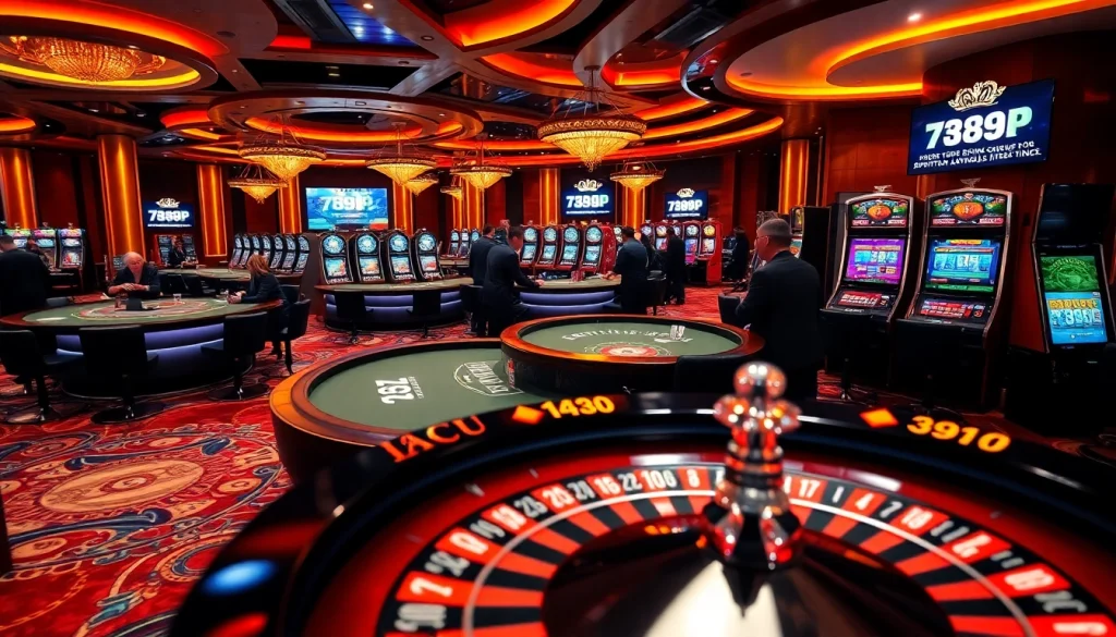 Experience thrilling wagers at 789P with engaging casino games and colorful chips.