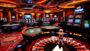 Experience thrilling wagers at 789P with engaging casino games and colorful chips.