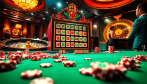 Experience the slot demo mahjong with vibrant visuals and engaging casino elements.