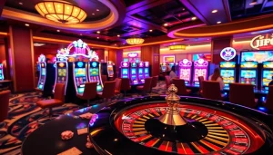 Feel the thrill of j88 gaming at luxurious poker tables and vibrant slot machines.