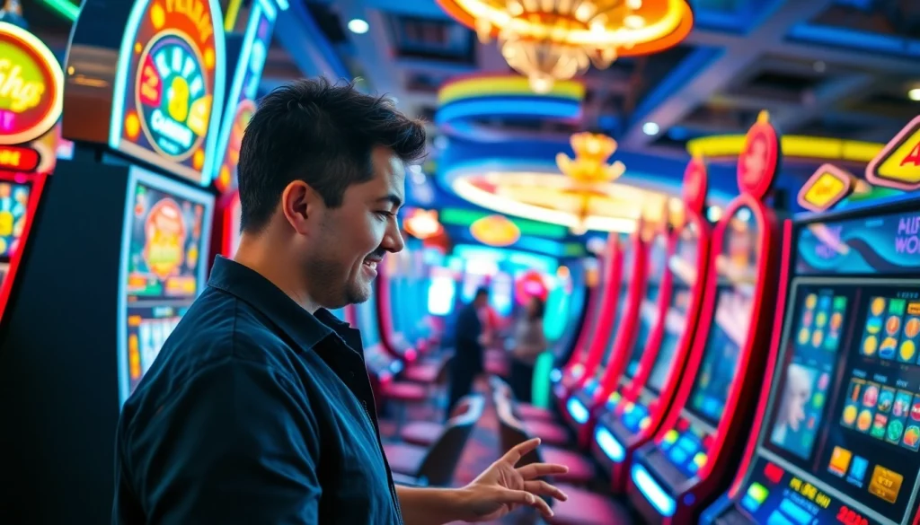 etrafli Mostbet oyun reyi ilə əlaqəli slot oyunlarının parlaq və dinamik görüntüsü