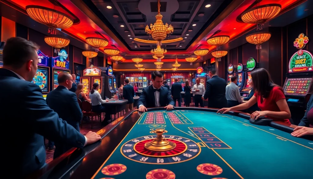 Experience the thrill of winning at the luxurious casino inspired by https://www.superslot365.net/ with engaging tables and vibrant slot machines.