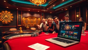 Experience thrilling gambling action at https://lu88.soccer/ with live tables, vibrant chips, and excited players.