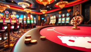 Experience the thrilling world of trang chủ s666 with vibrant casino visuals and exciting gaming elements.