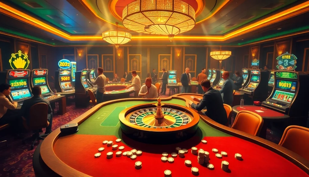 Experience the excitement at nhà cái WN678 with vibrant casino tables and thrilling wins.