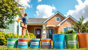 Professional painters transforming a home, showcasing Home Painting Companies' expertise.