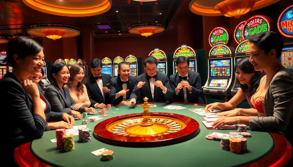 Experience thrilling GA888 online casino games with exciting poker and roulette action.
