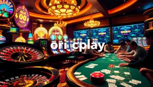 Experience thrilling gameplay at onicplay with vibrant slot machines and roulette action.