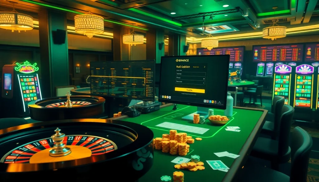 Join 바이낸스 회원가입 easily while experiencing the thrill of online casino gaming, with vibrant tables and sleek interfaces.