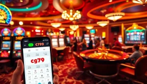 Trải nghiệm bầu không khí casino đầy hứng khởi của cg79 với các trò chơi hấp dẫn và máy đánh bạc sôi động.